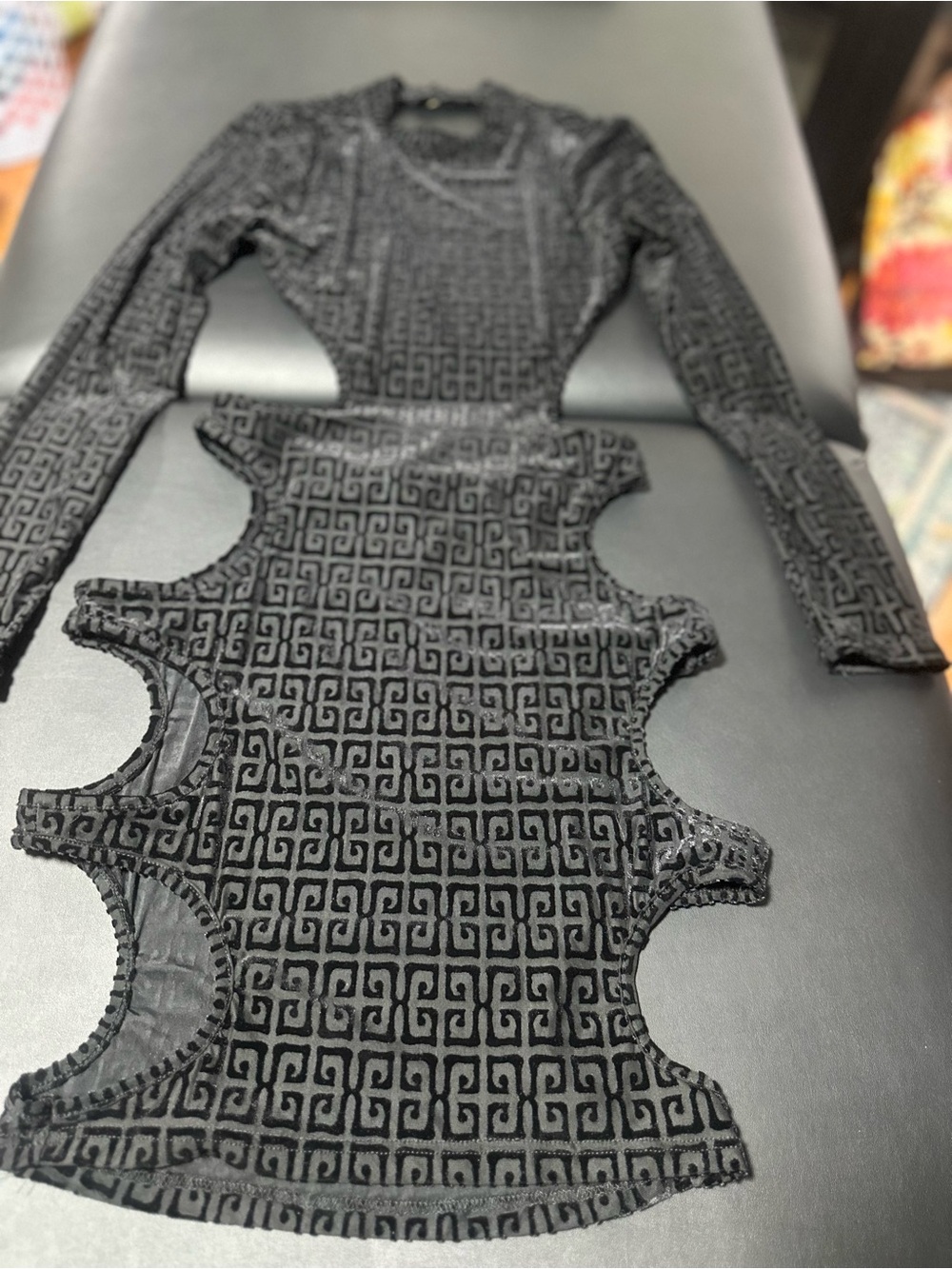 Black Cutout Bodycon Dress